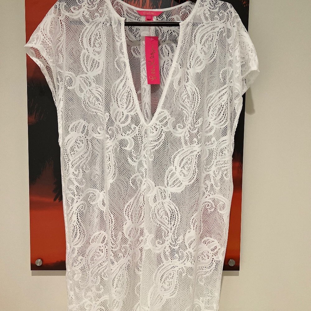 Lilly Pulitzer Aideen Crochet Cover-up